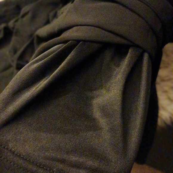 Black chiffon boho maxi dress - Picture 9 of 11